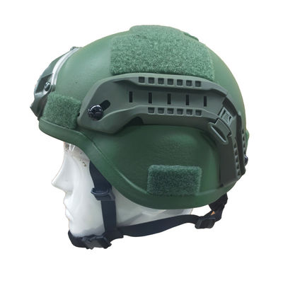 Lightweight And Comfortable Aramid / PE MICH Military Ballistic Helmet For Military And Police Agencies